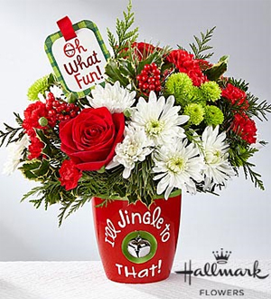 The FTD® I'll Jingle to That™ Bouquet by Hallmark