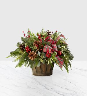The FTD® Holiday Homecomings™ Basket - Deluxe
