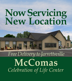 NOW SERVICING McComas Celebration of Life Center Jarrettsville