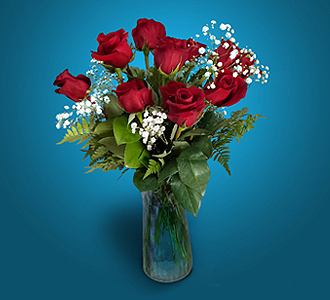Flowers By Bauers 12 Red Roses Delivered!