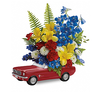 Flowers By Bauers \'65 Ford Mustang Bouquet