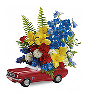 Flowers By Bauers '65 Ford Mustang Bouquet