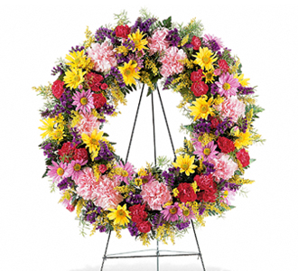 Flowers By Bauers Eternity Wreath