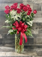 Two Dozen Red Rose Bouquet