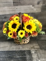 Fall Sunflower Bakset