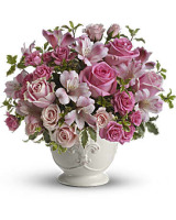 TF Pink Potpourri Bouquet With Roses