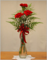 Triple Carnation Bud Vase