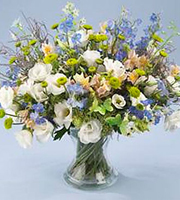 Pastel, Blue and White Bouquet
