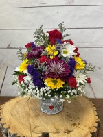 Beautiful Birdhouse Bouquet