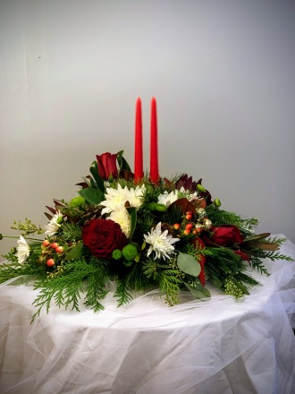 Don's House Of Flowers Christmas Elegance Centerpiece Jamestown, ND ...