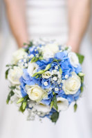 Blue and White Bouquet 