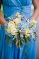 Blue and White Cottage Bouquet