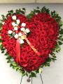 All Red Rose Heart