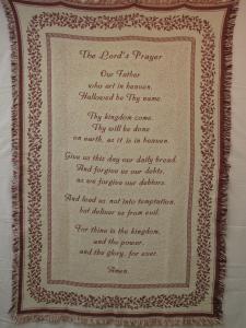 Lord\'s Prayer mauve