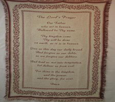 Lord's Prayer mauve