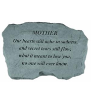 Mother - Our hearts still ache... Stone