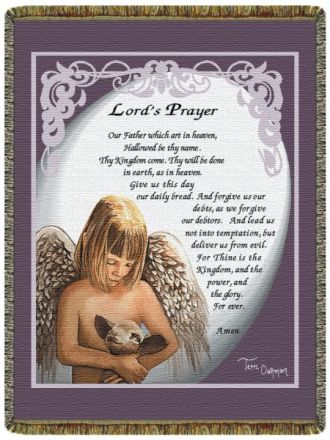Lord\'s Prayer Throw