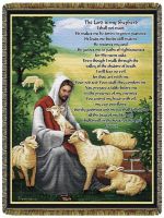 The Lord is My Shepherd Throw
