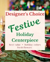 Designer's Choice - Festive Holiday Centerpiece