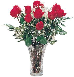 Diamond Collection Vased Roses