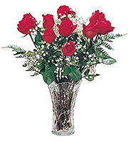 Diamond Collection Vased Roses