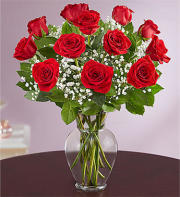 Red Rose Vase