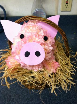 Pig In A Basket Arrangement