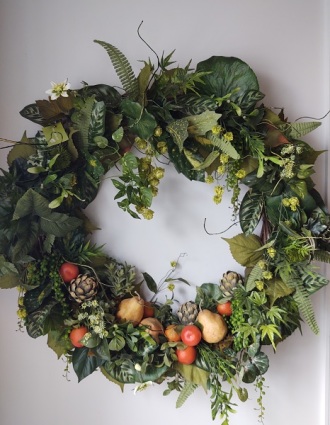 Greenery and fruit Wreath