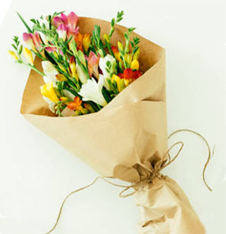 Florist Designed Wrapped Bouquet
