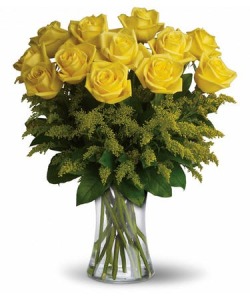 Lush Yellow Rose Bouquet