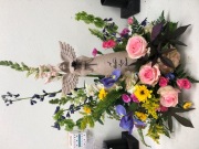 Floral Arrangement With Angel