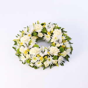 Classic Wreath - Yellow and Cream