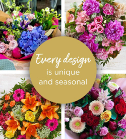 Florist Choice Hand-Tied Brights Deluxe
