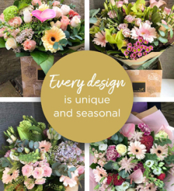 Florist Choice Hand-Tied Pastels Deluxe