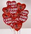 12 Love You Mylar Balloons