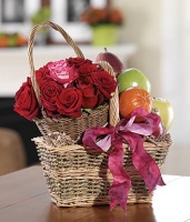 The Roses and Fruit Basket