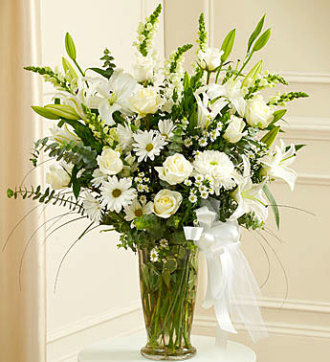 White Remembrance Bouquet