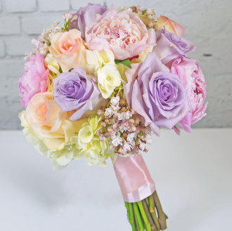 Spring Pastel Bridal Bouquet