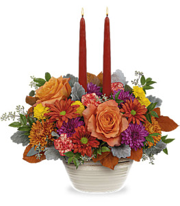 Teleflora\'s Rustic Chic Centerpiece by CCF