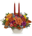 Teleflora's Rustic Chic Centerpiece by CCF