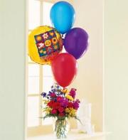 Balloons and a Boost - by Charleston Cut Flower Co.