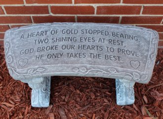 A Heart of Gold Bench SM#1625