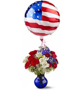 Red, White and Balloon