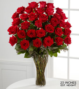 Red Rose Bouquet - 36 Long Stem Roses
