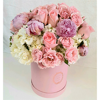 Pretty Pink Floral Box