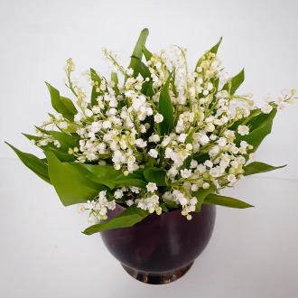 lily of the valley la bouquet vase delivery