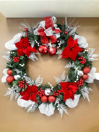 custom made holiday artificial wreath la 329