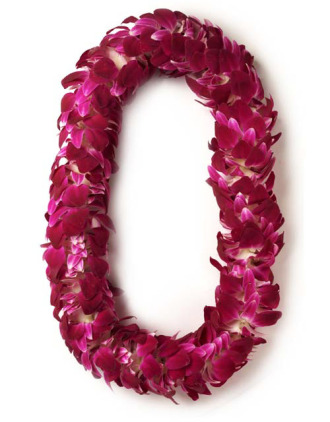 double bombay orchid lei