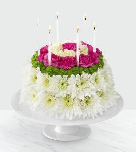 Wonderful Wishes Birthday Cake