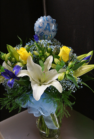 Welcome Baby Boy Bouquet
